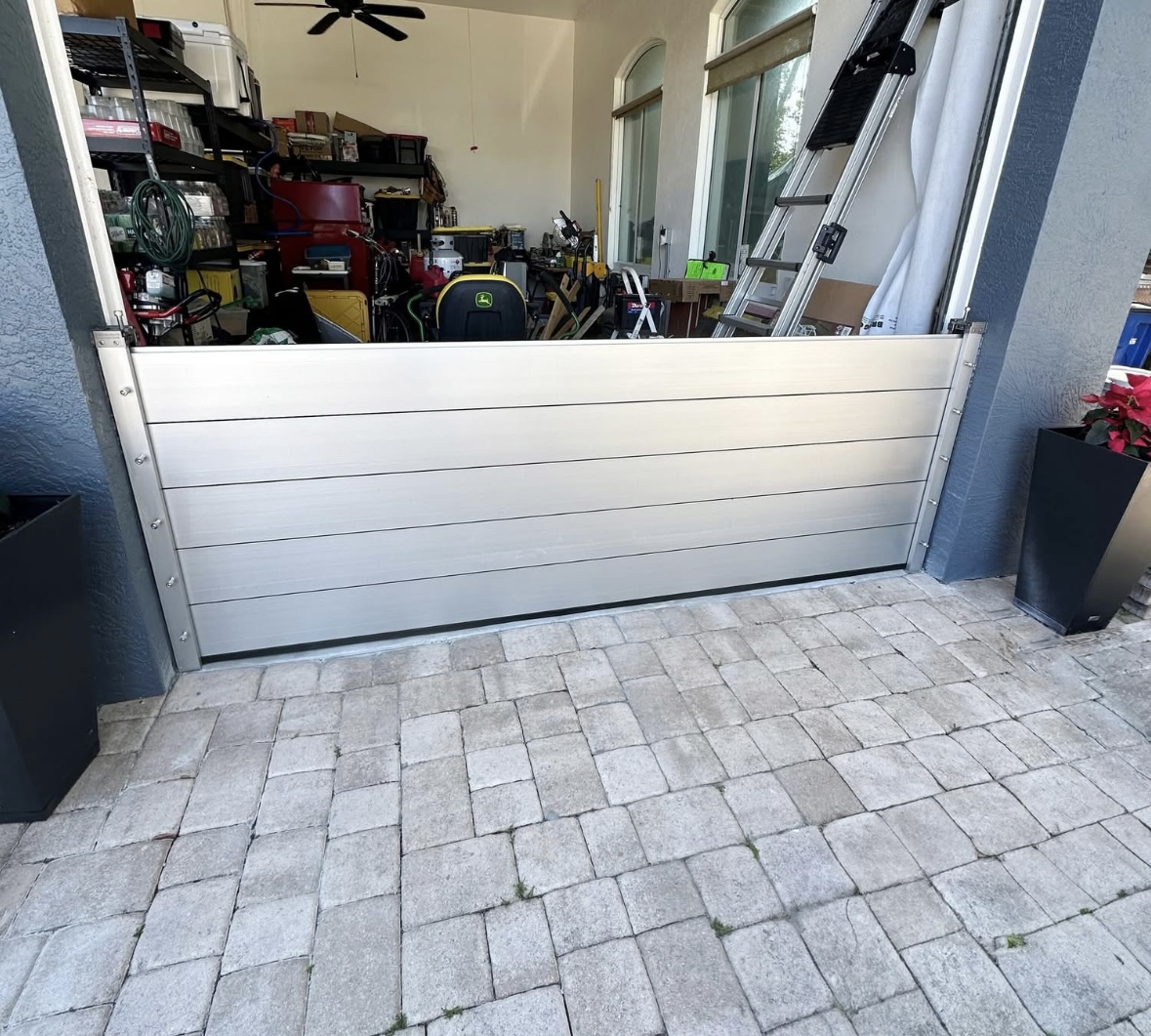 Roll down hurricane shutters